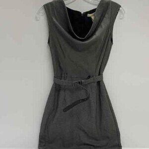 Vintage Banana Republic Cap Sleeve Belted Cowl Neck Mini Dress Size 0P
